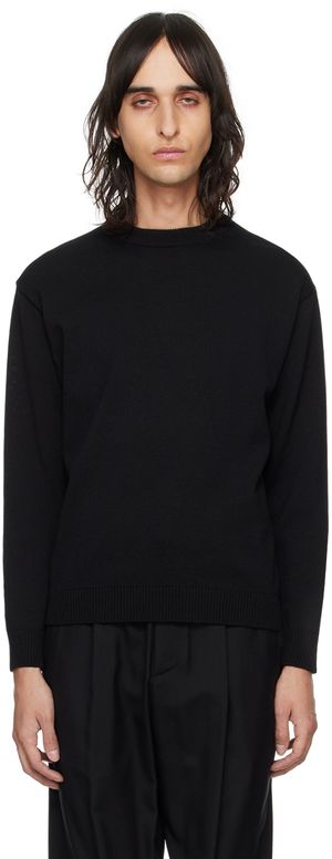 ATON Black Washi Sweater