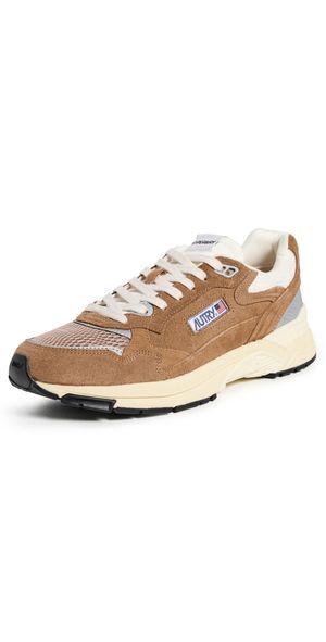 Autry Hyperway Low Sneakers Suede/Mesh Cigar/Silver 40