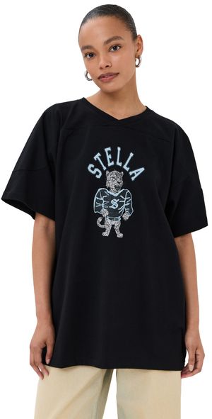 Stella McCartney Leopard Mascot T Shirt Black L