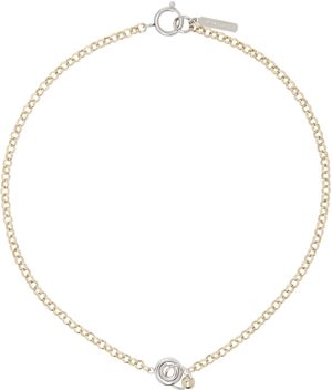 Justine Clenquet Gold & Silver Sinead Necklace