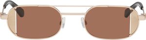 Off-White Gold Lynn Sunglasses