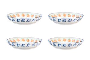 Bjorn - Assiette creuse napoli ø21,5cm - 4 pièces - agrume - Taille Unique - Blanc