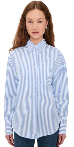 Sold Out NYC The Everything Shirt French Blue Stripe S