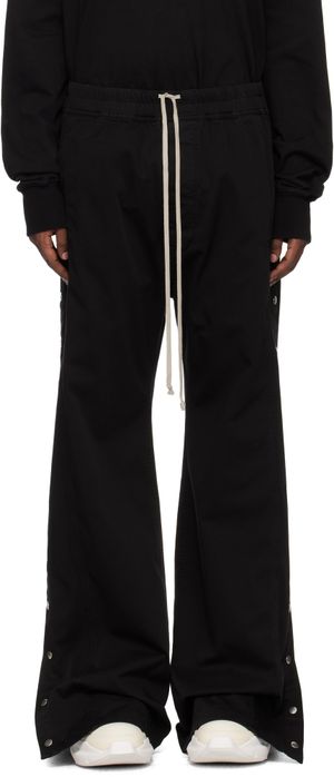 Rick Owens DRKSHDW Black Porterville Pusher Trousers