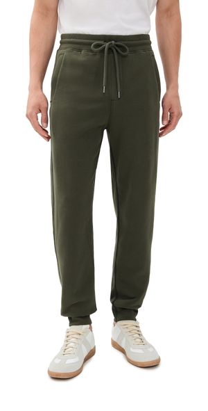 Faherty High Standard Fleece Sweatpants Fall Evergreen M
