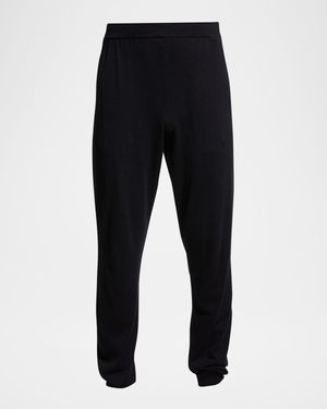 Men's Cashmere-Blend Jogger Pants