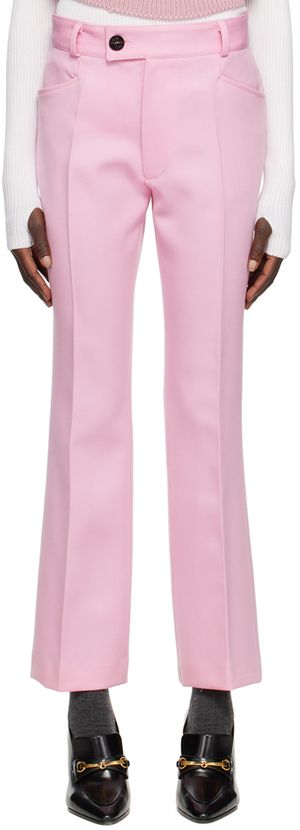 Ernest W. Baker SSENSE Exclusive Pink Flared Trousers