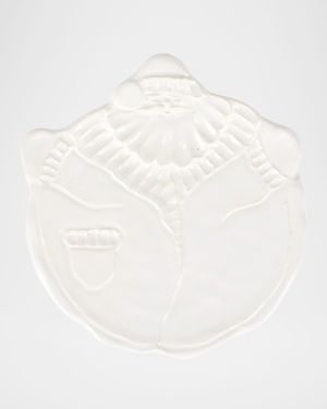 Pietra Natale Figural Santa Canape Plate
