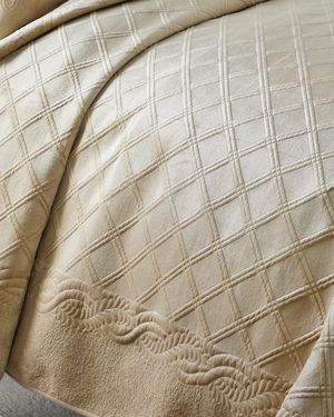 Cavour Queen 3-Piece Velvet Coverlet Set