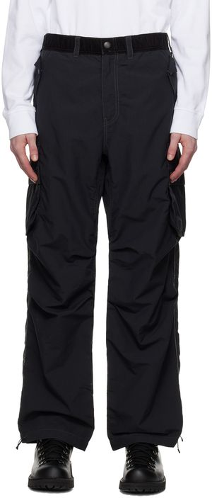 Barbour Black and wander Edition Splits Cargo Pants