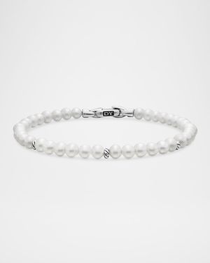 Bijoux Spiritual Beads Bracelet with Silver, 4mm