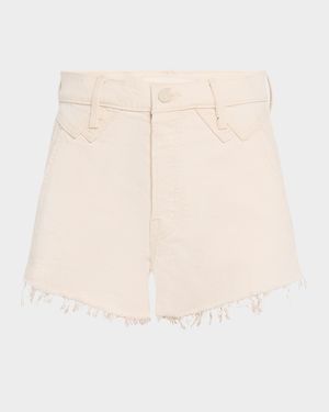 The Rocky Tomcat Kick Fray Denim Shorts