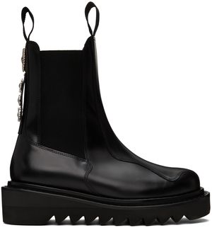 Toga Virilis Bottes chelsea noires exclusives à SSENSE