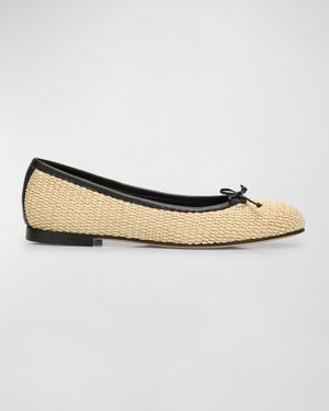 Veralli Woven Bow Ballerina Flats