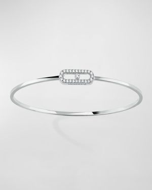 MOVE UNO 18K WHITE GOLD FLEX DIAMOND BRACELET