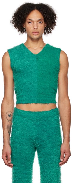 Chet Lo SSENSE Exclusive Green Mammoth Hoodie