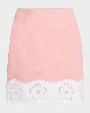 Margaux Linen Mini Skirt