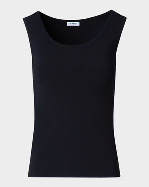 Knit Viscose-Blend Top