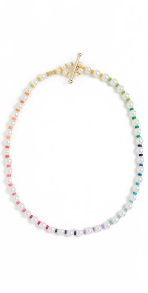Elsie Frieda Pearl Play Necklace Tutti Frutti One Size