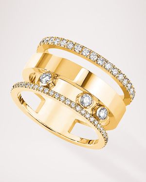 Move Romane 18K Yellow Gold Diamond Ring