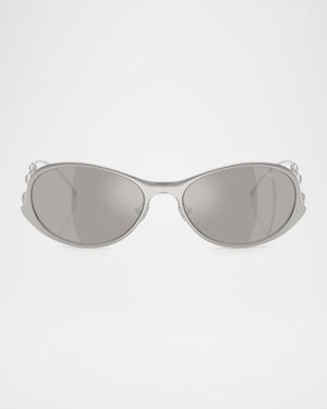 Men's DL1014 Oval Sunglasses
