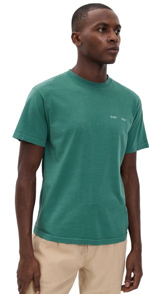 Quiet Golf Wordmark T-Shirt Fern S