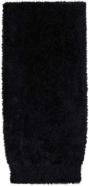 LGN Louis Gabriel Nouchi Black Fluffy Scarf