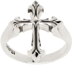 Emanuele Bicocchi Silver Fleury Cross Ring