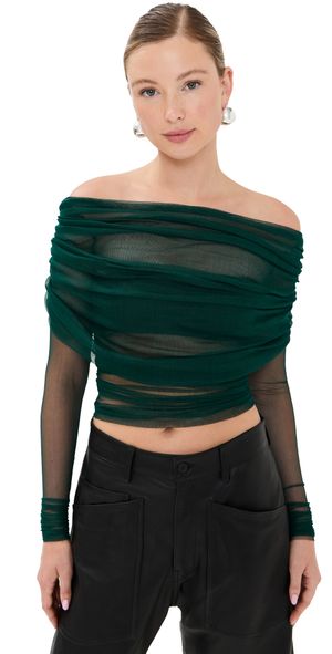 Christopher Esber Veiled Top Evergreen 6