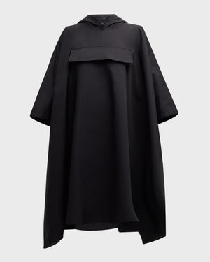 Rian Hooded Nylon Utility Coat