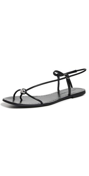 Loeffler Randall Lara Strappy Sandals Black 7.5