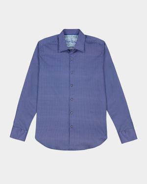 Men's Cortland Micro-Check Stretch Sport Shirt