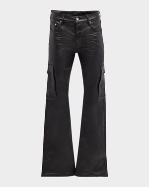 Men's Patent Film Cargo Pants