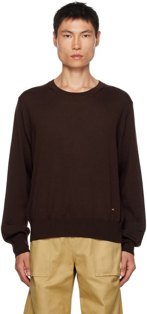RECTO Brown Signature Sweater