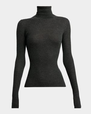 Peppe Cashmere Silk Turtleneck Sweater