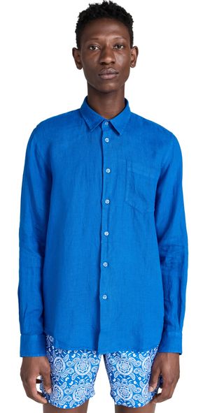 Vilebrequin Caroubis Linen Shirt Palace M