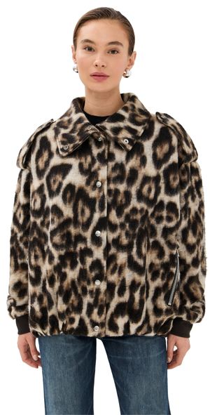 HALFBOY Smooth Bomber Leopard M