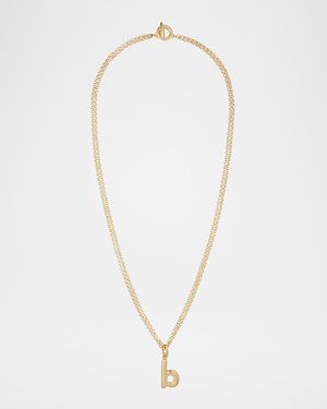 The Puffy Initial Necklace