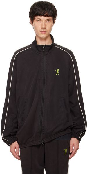doublet Blouson de survêtement noir à image de zombie