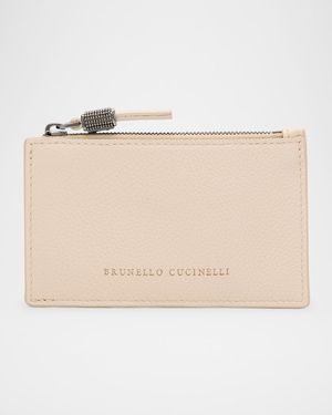 Monili Leather Zip Wallet