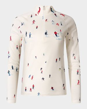 Quarter-Zip Ski Base Layer