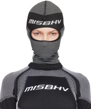 MISBHV Black & White Seamless Ski Balaclava