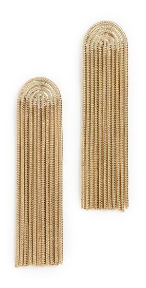 BaubleBar Amy Earrings Gold One Size