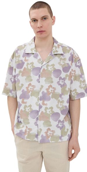 Rhythm Relaxed Floral Camo Short Sleeve Shirt Camo XL