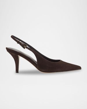 Dorie Suede Slingback Pumps