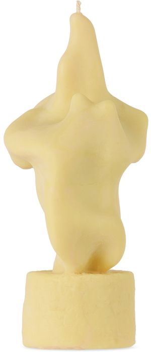 Post Objects SSENSE Exclusive Beige Flow 007 Candle