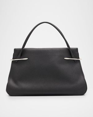 Pinch Large Shoulder Bag in Grain Leather