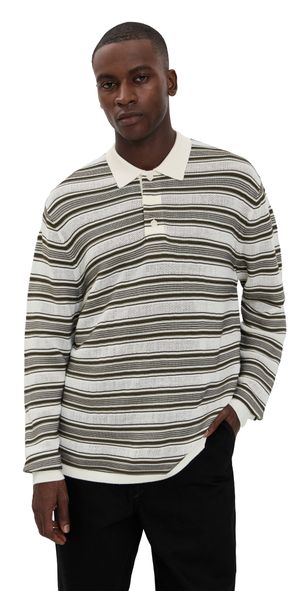 Wales Bonner Samuel Polo Ivory/Khaki XL