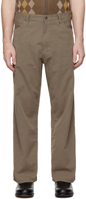 BEAMS PLUS Pantalon d'artiste peintre brun
