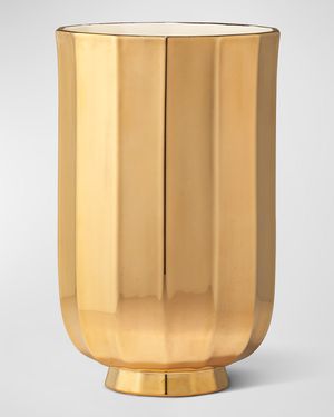 Delmara Golden Vase, 8.5"